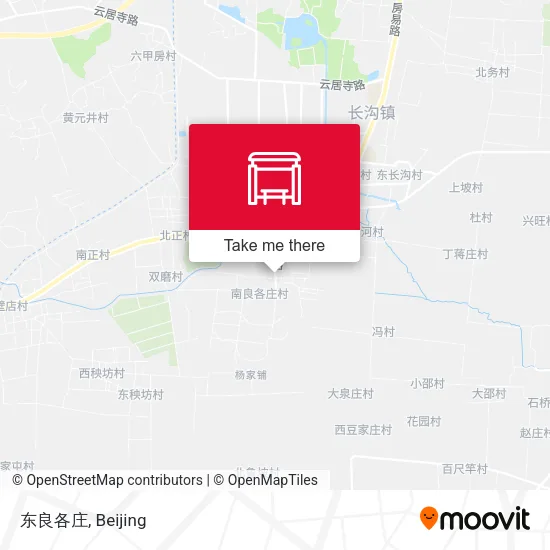 东良各庄 map