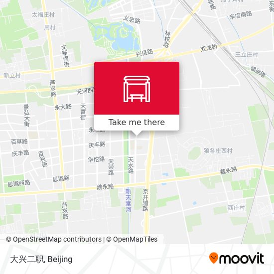 大兴二职 map