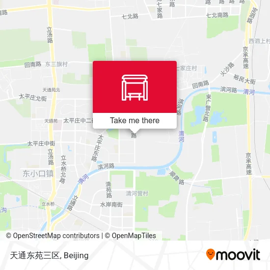 天通东苑三区 map