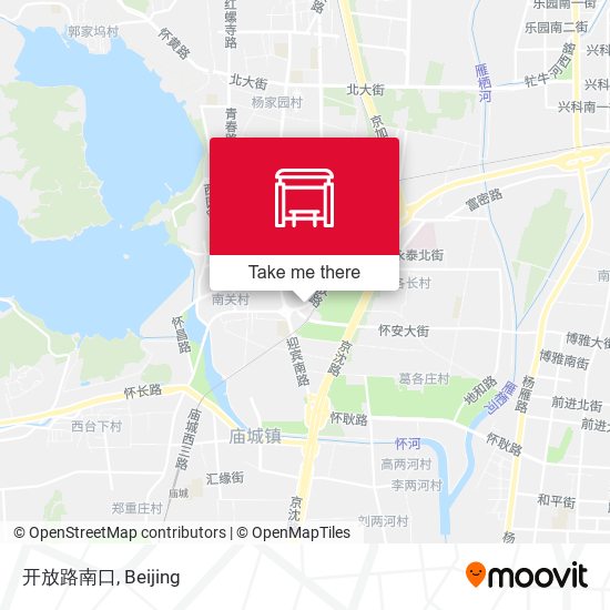 开放路南口 map