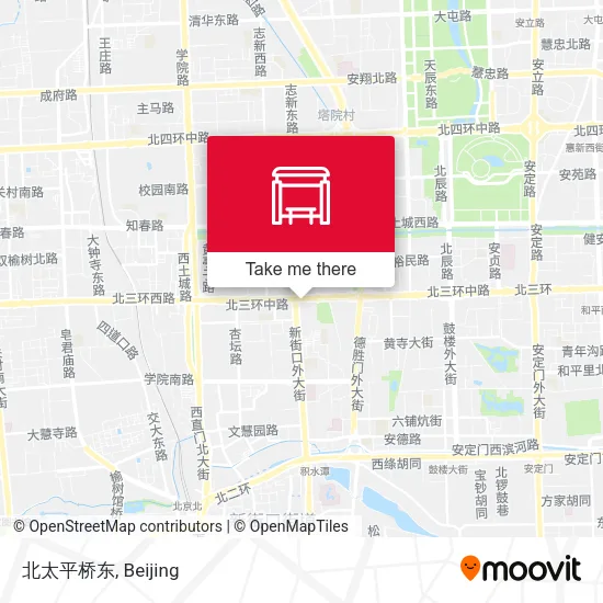 北太平桥东 map