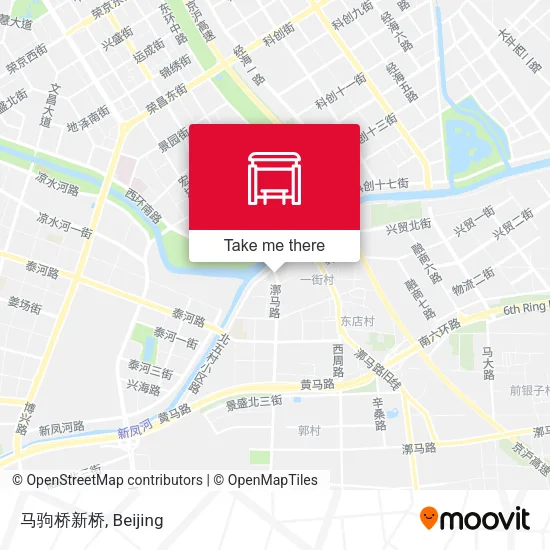 马驹桥新桥 map