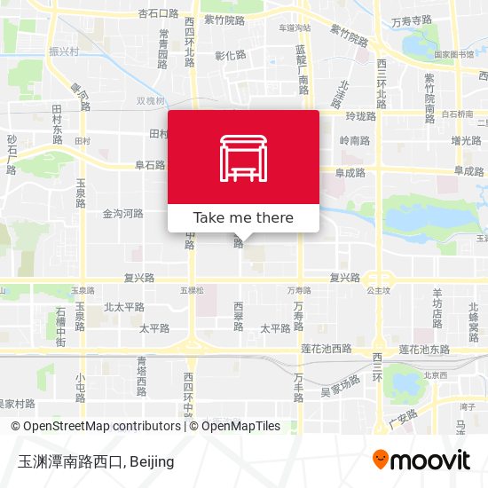 玉渊潭南路西口 map