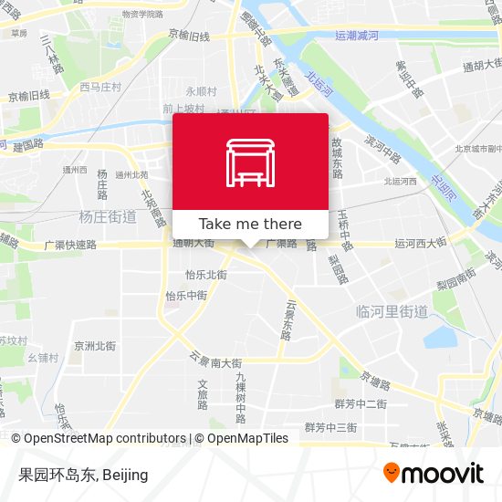 果园环岛东 map