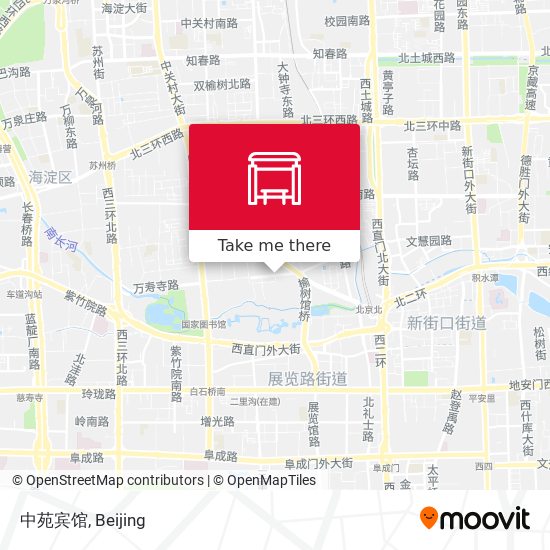 中苑宾馆 map