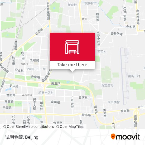 诚明物流 map