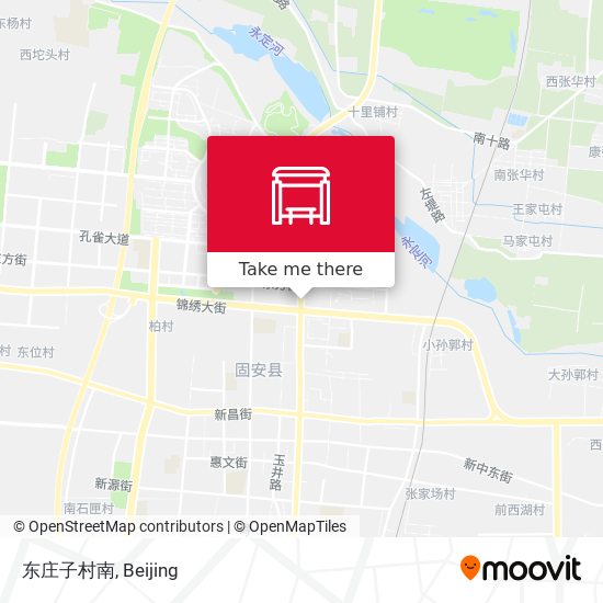 东庄子村南 map