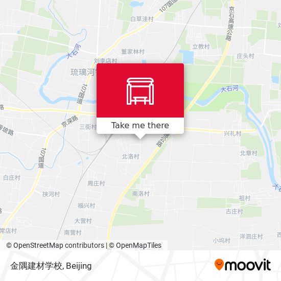金隅建材学校 map