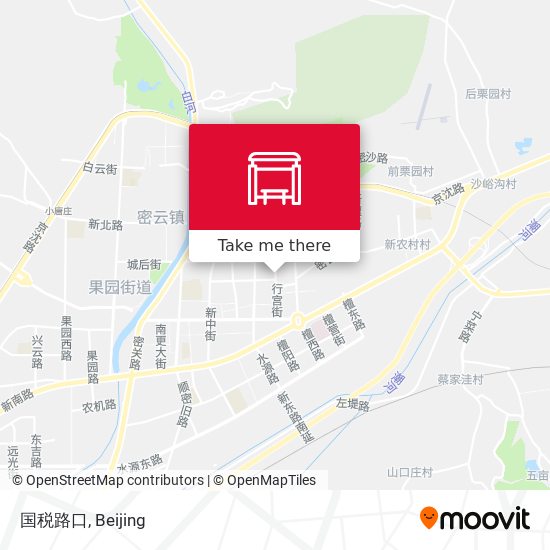 国税路口 map
