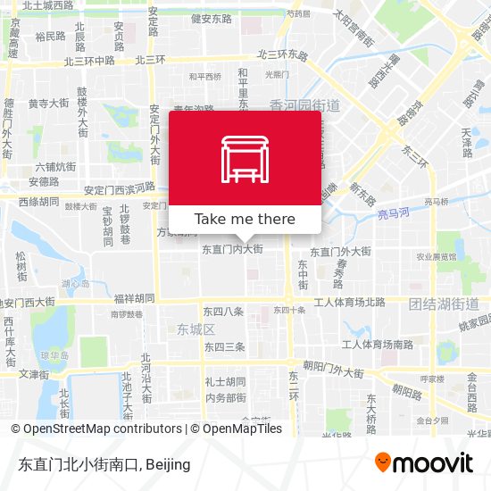 东直门北小街南口 map