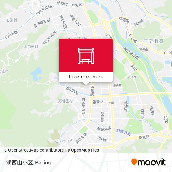 润西山小区 map