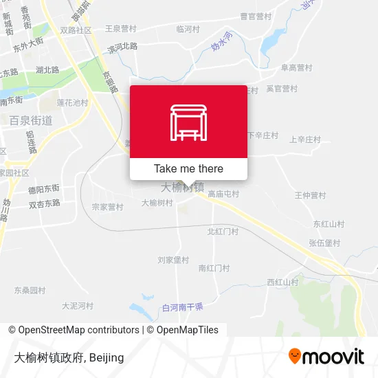 大榆树镇政府 map