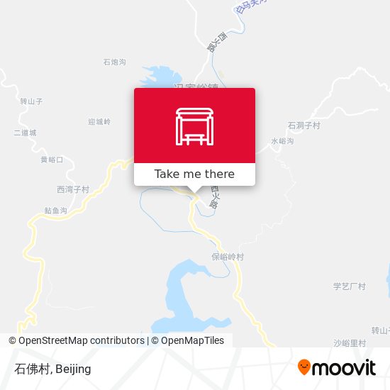石佛村 map