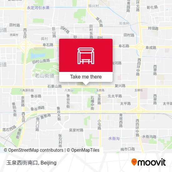玉泉西街南口 map