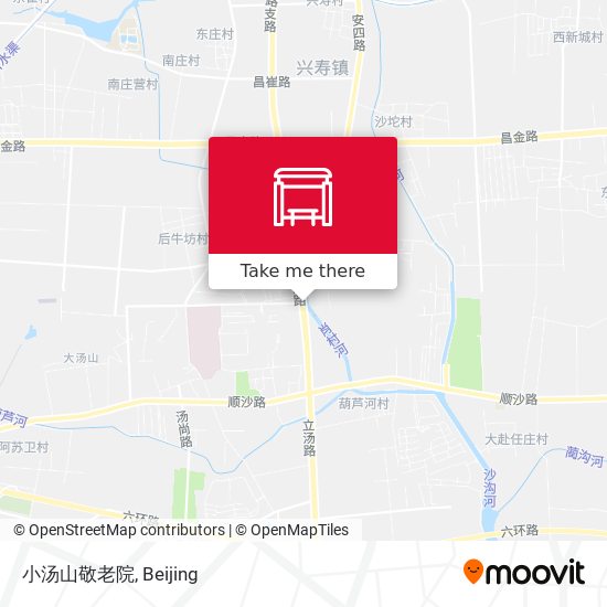 小汤山敬老院 map
