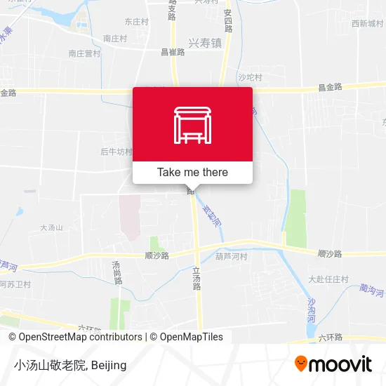 小汤山敬老院 map