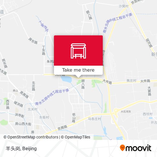 羊头岗 map
