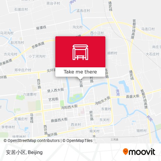 安居小区 map