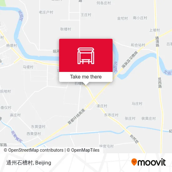 通州石槽村 map
