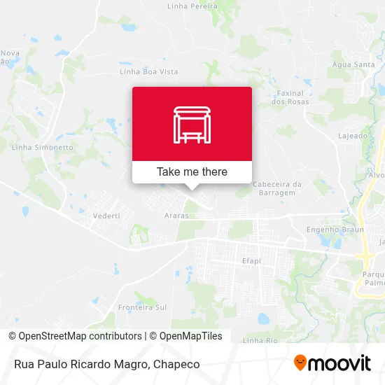 Rua Paulo Ricardo Magro map