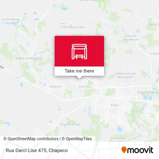Rua Darci Lise 475 map