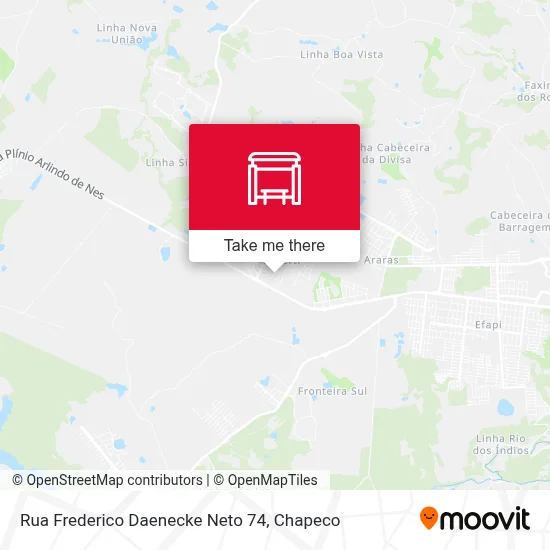 Rua Frederico Daenecke Neto 74 map