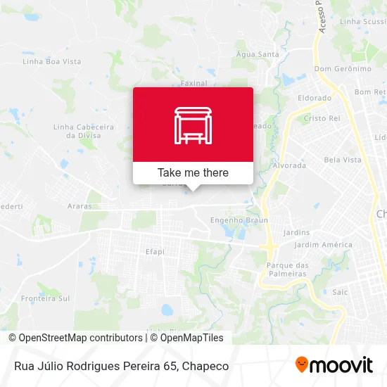 Rua Júlio Rodrigues Pereira 65 map