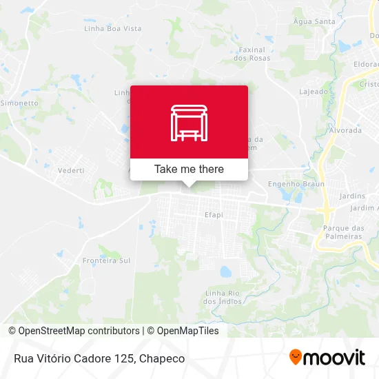 Rua Vitório Cadore 125 map