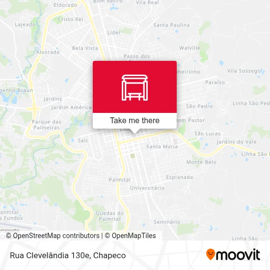 Rua Clevelândia 130e map