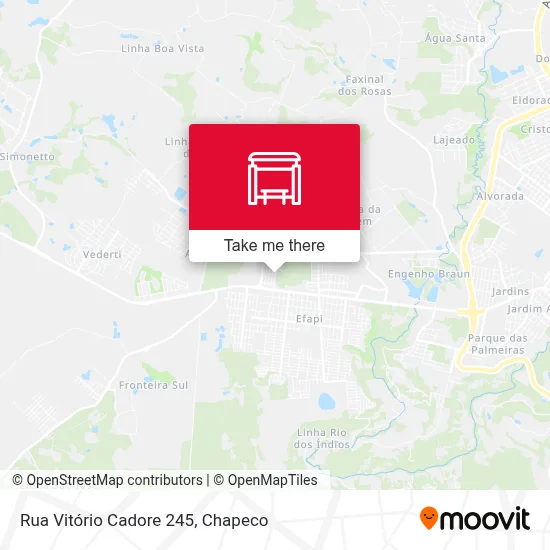 Rua Vitório Cadore 245 map