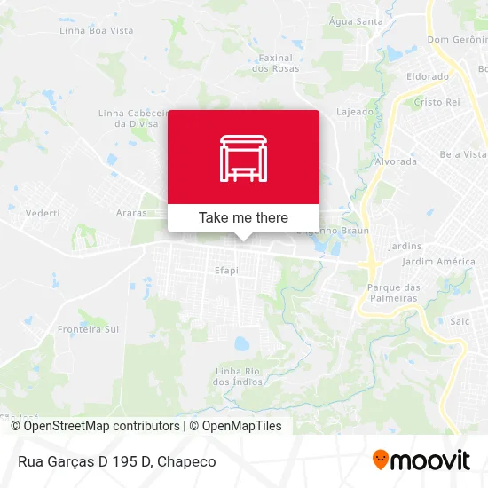 Rua Garças D 195 D map