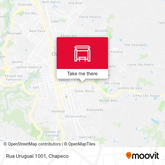 Rua Uruguai 1001 map