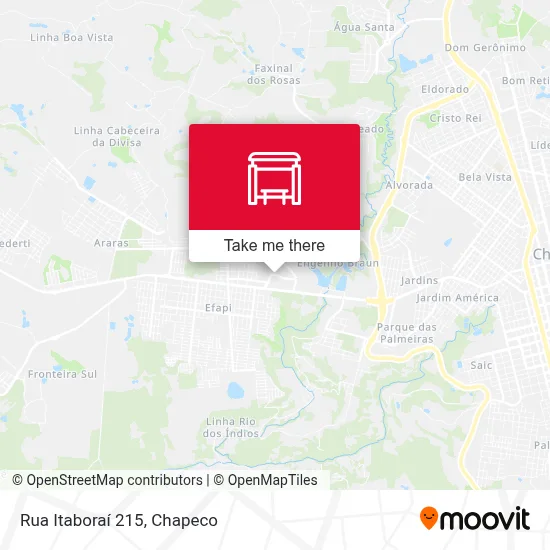 Rua Itaboraí 215 map