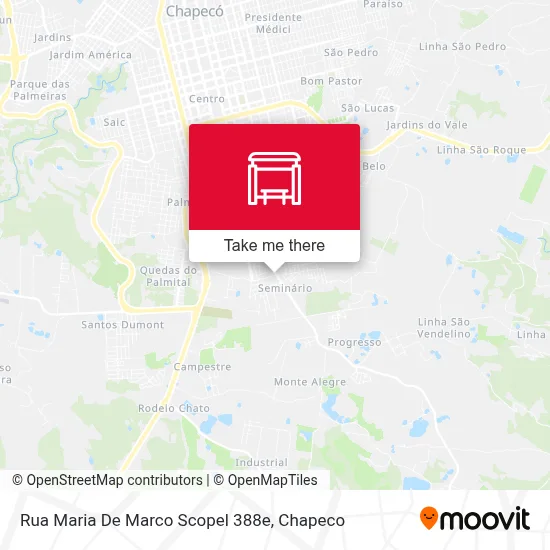 Rua Maria De Marco Scopel 388e map