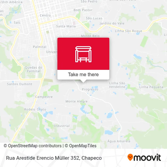 Rua Arestide Erencio Müller 352 map