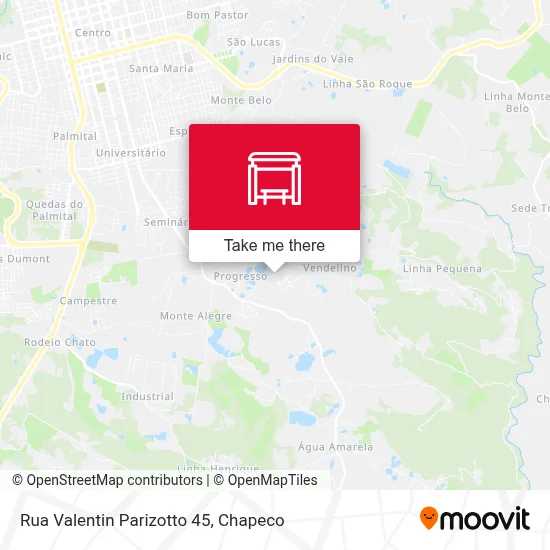 Rua Valentin Parizotto 45 map