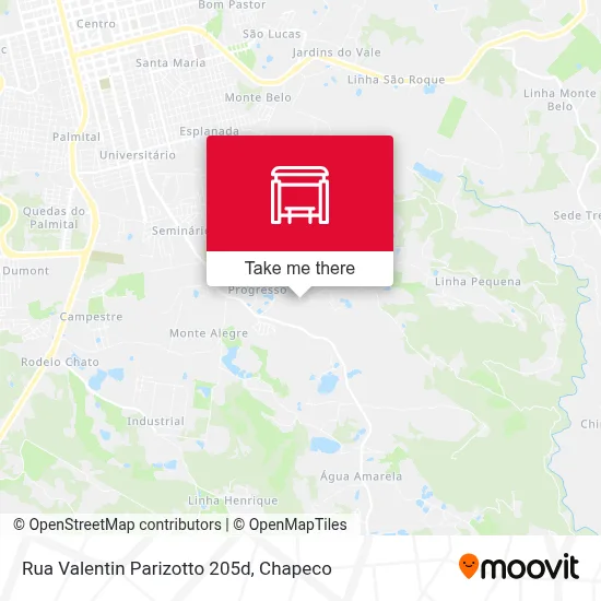 Rua Valentin Parizotto 205d map