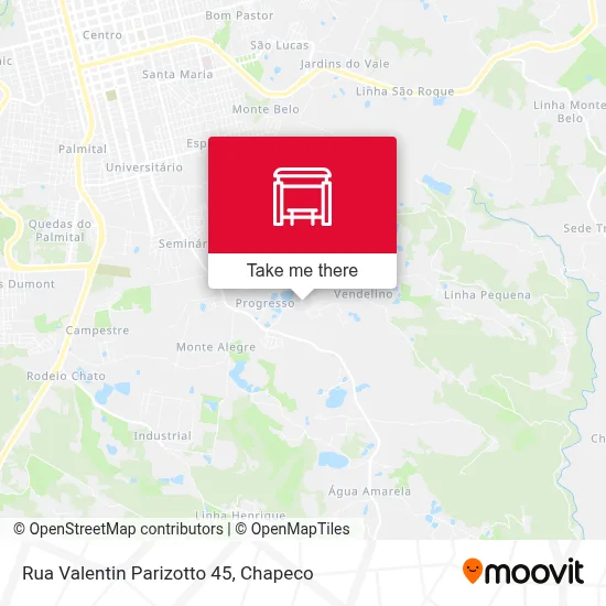 Rua Valentin Parizotto 45 map