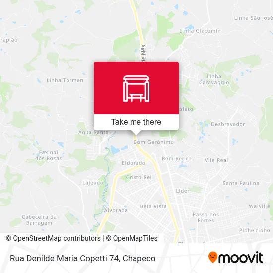 Rua Denilde Maria Copetti 74 map