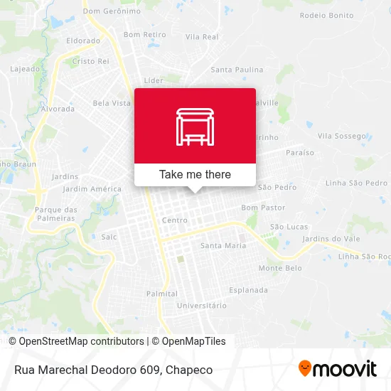 Rua Marechal Deodoro 609 map