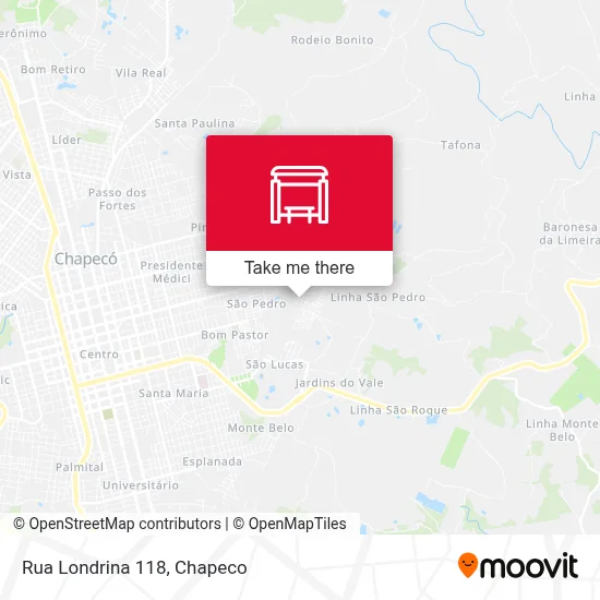 Rua Londrina 118 map