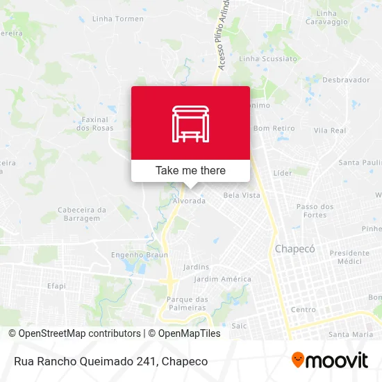 Rua Rancho Queimado 241 map