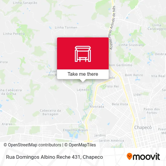 Rua Domingos Albino Reche 431 map