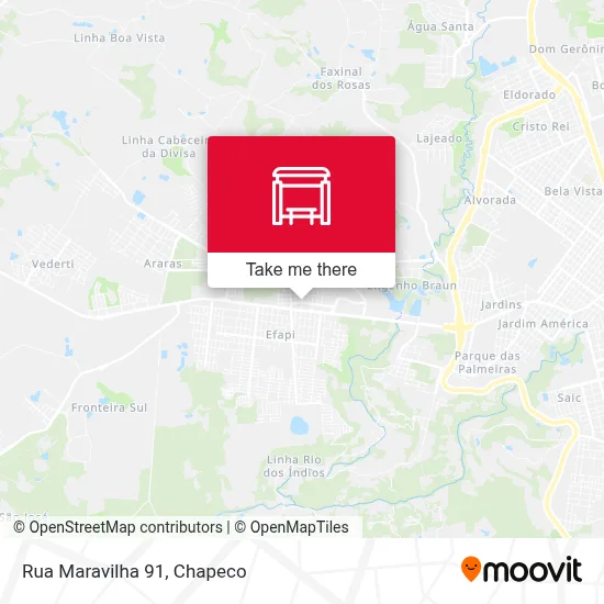 Rua Maravilha 91 map