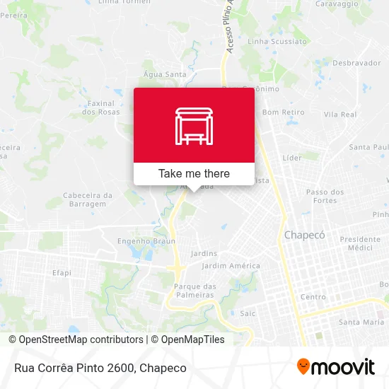 Rua Corrêa Pinto 2600 map