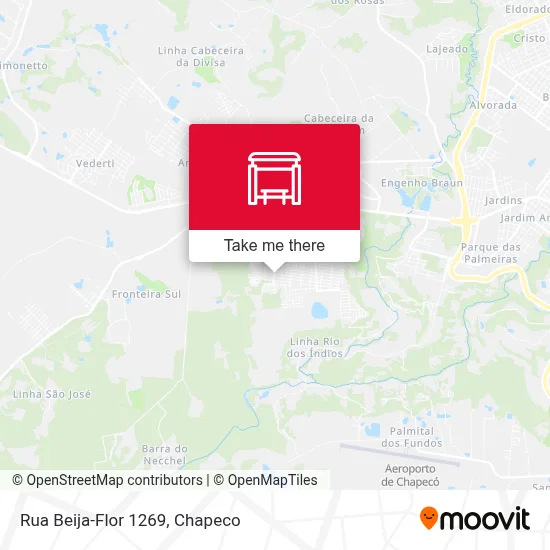 Rua Beija-Flor 1269 map