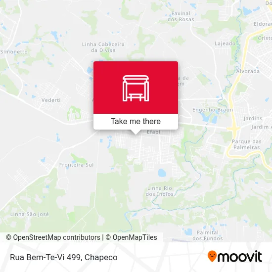 Rua Bem-Te-Vi 499 map