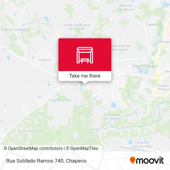 Rua Soldado Ramos 740 map