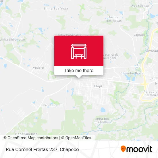 Rua Coronel Freitas 237 map