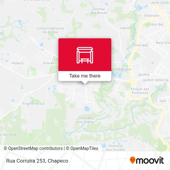 Rua Corruíra 253 map